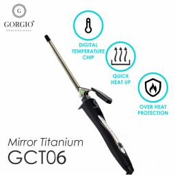 Gorgio Professional Premium Real Titanium Hair Curling Tong GCT6 (Less Damage to Hair)-picture-34