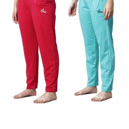 Pack of 2 Women Cotton Relax Fit Pyjama-image-68
