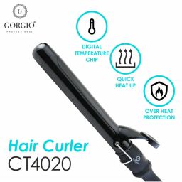 Gorgio Professional Premium Hair Curling Tong (CT4020)-picture-32