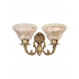 Fos Lighting Meenakshi Golden Katora Double Wall Light - Meenakshi-MNKKatora-WL2-image-44