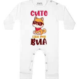 Arvesa Cute Like My Bua Printed Bodysuit-image-29
