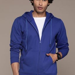 Roadster Men Hooded Open Front Sweatshirt-picture-34