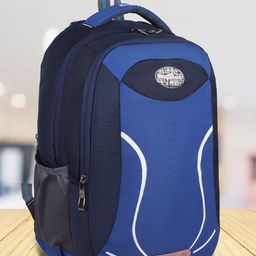 Seenlee Men Colourblocked Backpack with Compression Straps-3