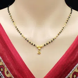 SONI DESIGNS Gold-Plated Beads Mangalsutra-picture-27