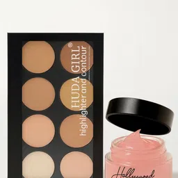 Huda Girl 8-Shades Highlighter Contour Palette- 01 -15 g & Face Primer - 15 g-picture-40