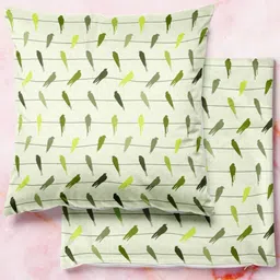 ArtzFolio Multicoloured Set of 2 Velvet Square Cushion Covers-23