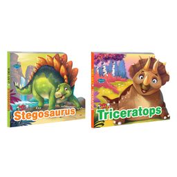 Who Am I Story Books Of Triceratops And Stegosaurus Set of 2 - English-7