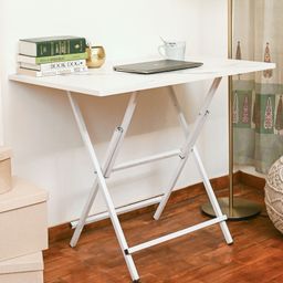 Faburaa Tablista Foldable Table for Home & Office Light - White-19