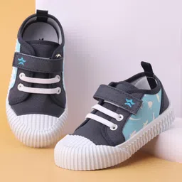 Cute Walk by Babyhug Shark Printed Casual Shoes with Velcro Closure - Blue-picture-35