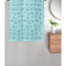 FABINALIV Set of 2 Green Floral 300 GSM Cotton Kids Bath Towels (115X55 cm)-21