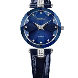 JOWISSA Unisex Embellished Dial & Leather Straps Analogue Watch J5.622.M-image-17