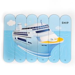 Majestic Book Club Transport Stick Puzzle | 24pcs Double-Sided Cardboard Puzzles | 8 Fun Vehicle-Themed Puzzles for Learning & Play | Boosts Creativity & Focus | Ideal for Ages 3+ image 3