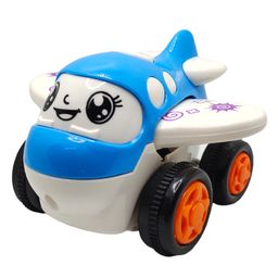 SVE Unbreakable Friction Powered Toy Set of Car Train Plane Helicopter Scooter & Robot Plane For Kids Pack of 6  Multicolor image 4