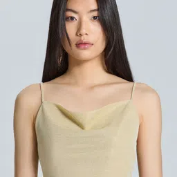 ZOMODA Women Solid Cowl Neck Top-picture-20