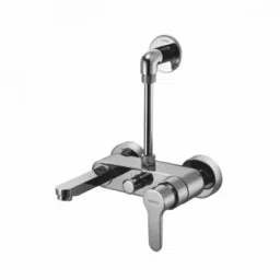 PLUMBER Side Operated Single Lever Wall Mixer with ‘L’ Shaped Tubular Bend Pack, ZE-3102-LB-23