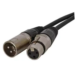 MULTICOMP PRO Audio / Video Cable Assemblies CABLE, 3 POS XLR PLUG-JACK, 75FT, BLACK, 555-11906-image-95