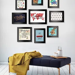 Art Street Set of 9 Black Wall Photo Frames-picture-49