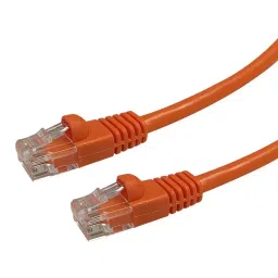VIDEK PATCH LEAD, CAT5E, ORANGE, 0.5M, 2965-0.5RG-image-4