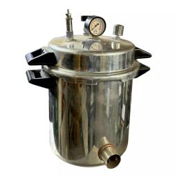 LABIX Portable Autoclave Stainless Steel Body, LBX-312-18