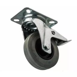 RS PRO Braked Swivel Castor Wheel, 70kg Capacity, 100 mm Wheel Model No 8286306-picture-37