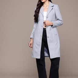 The Roadster Lifestyle Co. Notched Lapel Longline Overcoat-image-27