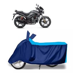 Auto Pearl Two Wheeler Cover for Hero Hunk - Cyan, Blue-image-93