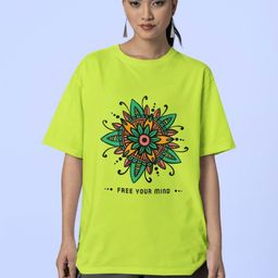 Reifica Women Typography Printed Drop-Shoulder Sleeves T-shirt-image-47