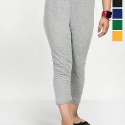 BAESD Girls Pack Of 5 Slim Fit Pure Cotton Capris-image-87
