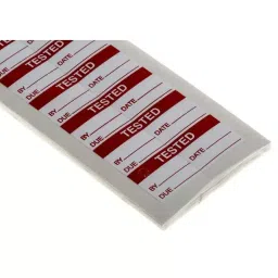 RS PRO Adhesive Pre-Printed Adhesive Label-Tested-. Quantity: 140, 4505981 Bag of 140 Pcs-image-87