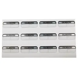 RS PRO Adhesive Pre-Printed Black Label-Calibrated-. Quantity: 120, 496401 Bag of 120 Pcs-image-93