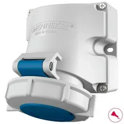 Mennekes 9301 Standard 16 A Wall Mounted Receptacle 3p 230V-image-91