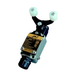 JAIBALAJI BC9 ‘T’ Series Oil Tight Limit Switch With Fork Lever With Offset Roller 1 NO + 1 NC Contact, JLSF-4