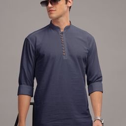 Anouk Men Thread Work Handloom Kurta-13