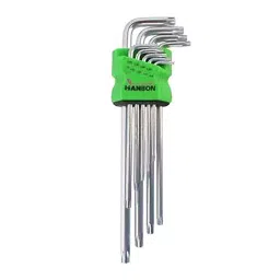 Malfah Enterprises Hanbon 651301 Torx Hex Key 9Pcs Long Allen Key Set-8