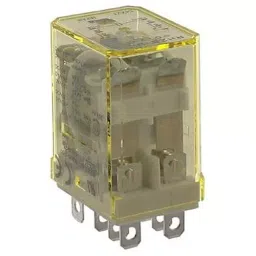 IDEC RELAY, DPDT, 110VAC, 30VDC, 10A, RH2B-ULDC12V-48