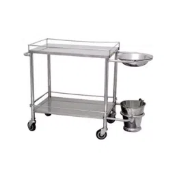 Mascot Silver 75x45x81 cm Stainless Steel All Dressing Trolley-image-21