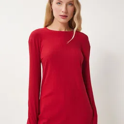Happiness istanbul Ribbed Round Neck Top & Trousers Co-Ords-21