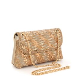 Justin Whyte Embellished Structured Shoulder Bag with Quilted image 2