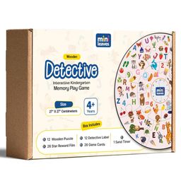 Mini Leaves Children's Fun Board Game Detective Party Find Picture Game Family Interactive Game-25