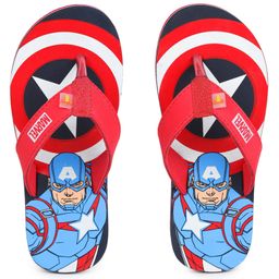 Toothless Marvel Avengers Slip on Flip Flops - Navy Blue & Red-image-34