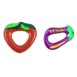 Vworld Water Filled Teether Combo For Babies Non Toxic Teether Toy (Pack Of 2) (Multicolour)-24