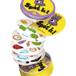 PLUSPOINT Spot It Card Game For Kids Fun Visual Game for Kids And Adults Multicolor (yellow) - 55 Cards-25