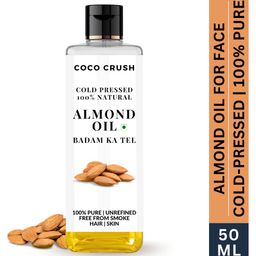 Coco Crush Cold-Pressed Virgin Almond Oil, 100% Pure, Organic, & Natural - 50 ml-image-49