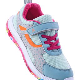 Pine Kids Velcro Closure Printed Sports Shoes - Light Blue-image-85
