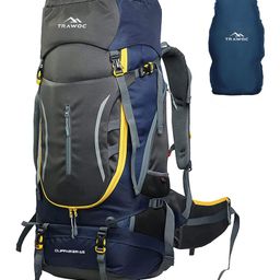 TRAWOC CLIFFHIKER 65L Internal Frame Backpack Rucksack Black Grey-image-89