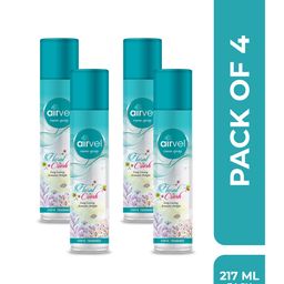 Airvel Floral Crush Room Spray Aromatic Fresh Fragrance for Home, Car Perfume Spray 217ml (Pack of 4)-16