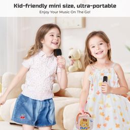 Fiddlerz Karaoke Machine with Handheld Karaoke Mics Speaker Machine for Kids Bluetooth Speaker Microphone Set - Color May Vary image 2