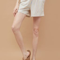 Ginger by Lifestyle Women Striped Cotton Shorts-image-62
