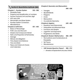 oswaal books Oswaal Cat (Common Admission Test) | 10 Years' | Chapterwise & Topicwise | Solved Papers | Question Bank | 2007 - 2008 & 2017 - 2024 | for 2025 Exam image 3