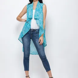 Moda Rapido Women Printed Longline Shrug-40
